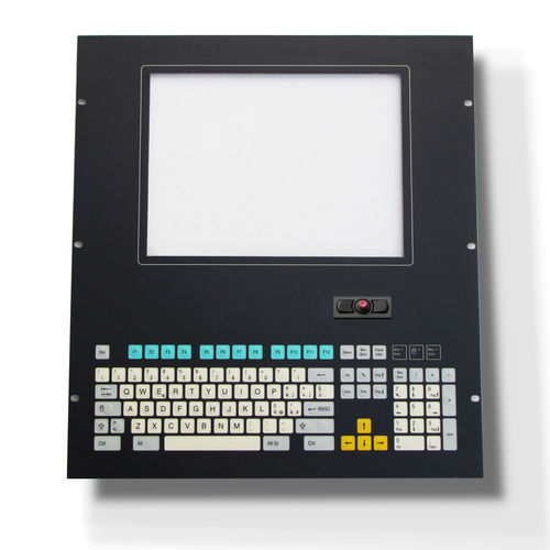 机架式键盘 - KT-101-K-18 - k-tronic S.r.l. - 隔膜 / 101键 / 带鼠标