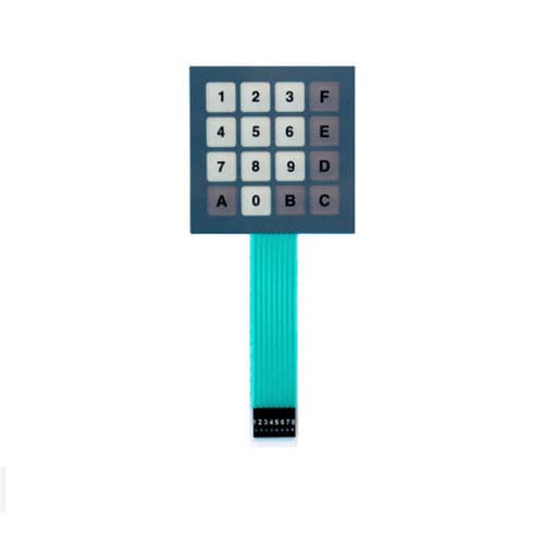 16键数字键盘 - KT-16-STD - k-tronic S.r.l. - 面板式 / 隔膜 / 金属
