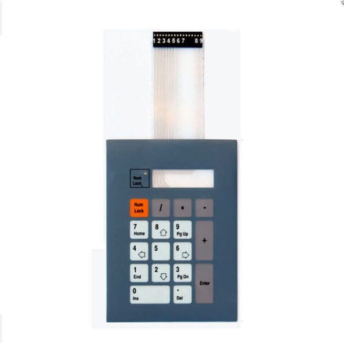 17键式数字键盘 - KT-17-STD  - k-tronic S.r.l. - 面板式 / 隔膜 / 金属