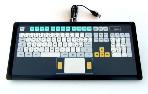 台式键盘 - KT-105-I-40 - k-tronic S.r.l. - 电容 / 105键 / 带触摸板