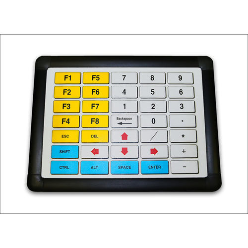 面板式键盘 - KT-35-I-32 - k-tronic S.r.l. - 隔膜 / 38 键式 / 工业