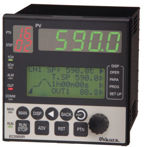 数字温控器 - EC5900R - Ohkura Electric - 图像 / PID / 工业