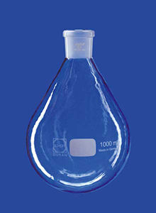 Kjeldahl（凯氏）烧瓶 - max. 121 °C - LENZ Laborglas GmbH & Co. KG - 硼硅酸盐玻璃 / 带PUR涂层