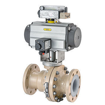 球形阀 - BR 20b - Pfeiffer Chemie-Armaturenbau GmbH - 气动 / 控制 / 双