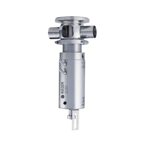卫生阀门 - N5 - Gebr. Rieger GmbH + Co. KG - 气动 / 防止混合 / 双座阀