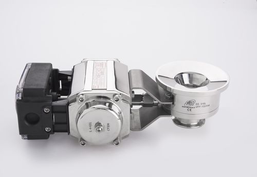 蝶阀 - VFF series - AERRE INOX Srl - 手动 / 气动 / 制动