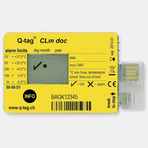 温度指示器 - Q-tag CLm doc series - Berlinger & Co. AG - 直接读取式 / USB