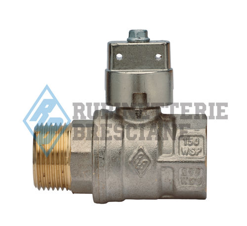 球形阀 - UNI-SFER 1581 - BONOMI GMBH - 手动 / 用于水 / 公对母