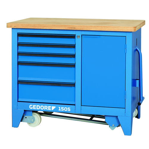 木质工作台 - 1505 - GEDORE Tool Center KG - 多屉式 / 移动式 / 重型应用