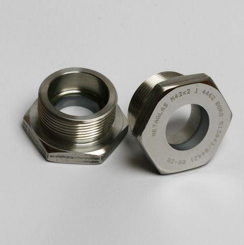 六角头观测窗 - 61 series - Herberts Industrieglas GmbH & Co. KG - 螺纹