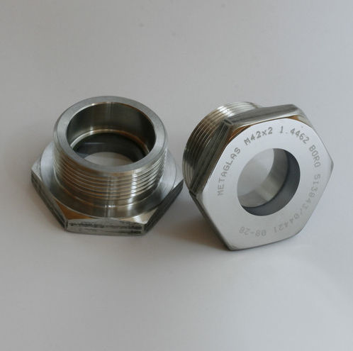 六角头观测窗 - 61.NPT - Herberts Industrieglas GmbH & Co. KG - 螺纹