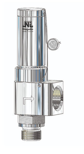 燃气安全阀 - Type 50 - Niezgodka GmbH - 用于蒸汽 / 油 / 紧凑型