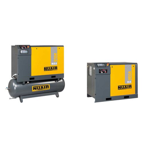 螺杆压缩机 - VEGA 11, 15 series - NUAir compressors - 旋转 / 空气 / 电动式