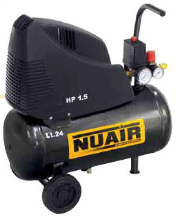 活塞压缩机 - OL195/24 - NUAir compressors - 空气 / 电动式 / 带脚轮