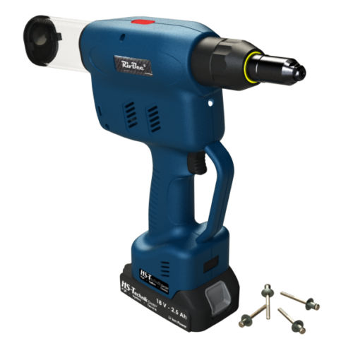 电池驱动铺设工具 - RivBee P series - HS-Technik GmbH - 用于单向螺母