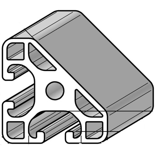 铝制型材 - PRO4040L45 - Alváris Profile Systems GmbH - 三角形 / 45° / 建筑