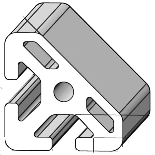 铝制型材 - PRO404045 - Alváris Profile Systems GmbH - 三角形 / 45° / 工业