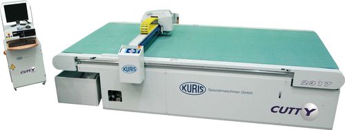 刀具切割机 - CUTTY 2317 - KURIS Spezialmaschinen - 用于织物 / CNC数控