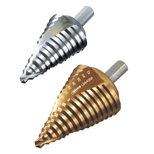分级钻头 - LBSP(N) series - Lobtex Co., Ltd. - 齿刀 / 用于钢材 / HSS-TiN