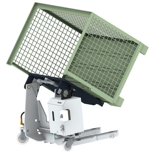 液压提升翻转机 - NE 01 series - Ventzki Handling Systems - 电动 / 移动式 / 用于容器