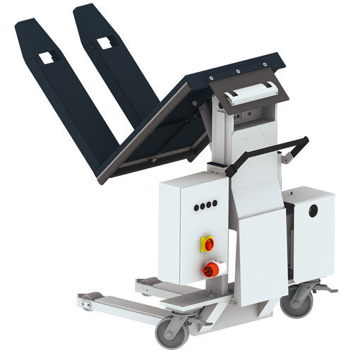 液压提升翻转机 - NHE 30 series - Ventzki Handling Systems - 电动 / 移动式 / 用于容器