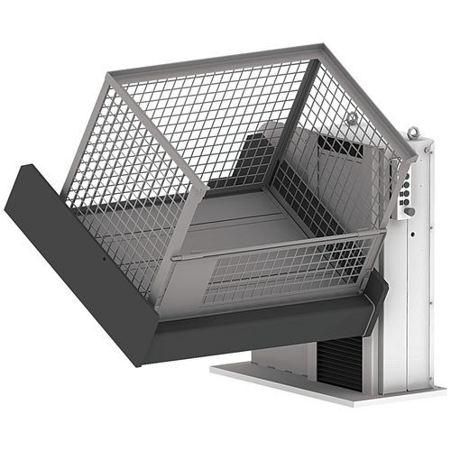 液压提升翻转机 - HNE series - Ventzki Handling Systems - 电动 / 用于容器 / 货盘