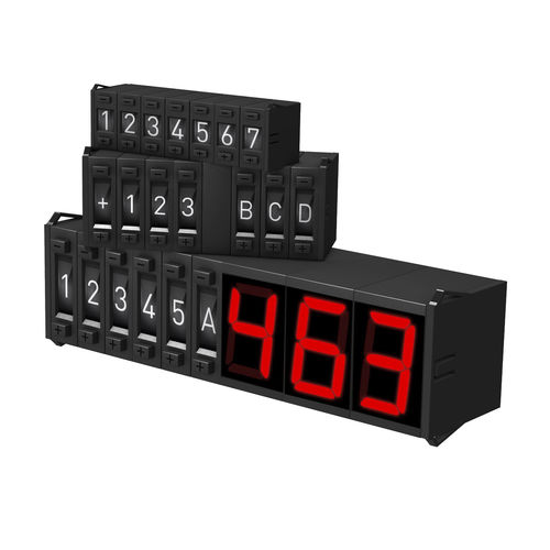 LED式显示屏 - KD series - VISUAL ELECTRONIC GmbH - 3位显示