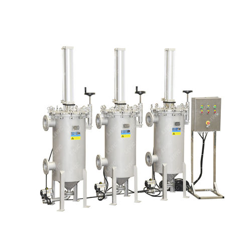 液体过滤器 - DFA series - Shanghai LIVIC Filtration System Co., Ltd. - 篮式 / 带气动清洁 / 自洁式