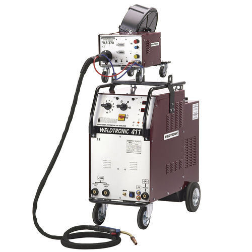 MIG-MAG焊机 - MIG 411 - 531 - 651 - WELDTRONIC SRL - 三相 / 半自动 / 带独立送丝机