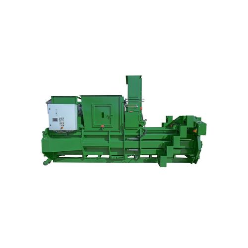纸板箱打包压缩机 - Albamat 500 V5 - abba-Pressen Vertriebs GmbH & Co KG - 用于纸张 / 用于塑料 / 卧式