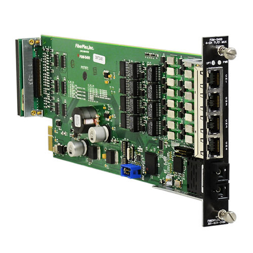 板多路转换器 - FOM-5400 - FiberPlex Technologies, LLC - 多通路 / 光纤 / 光学