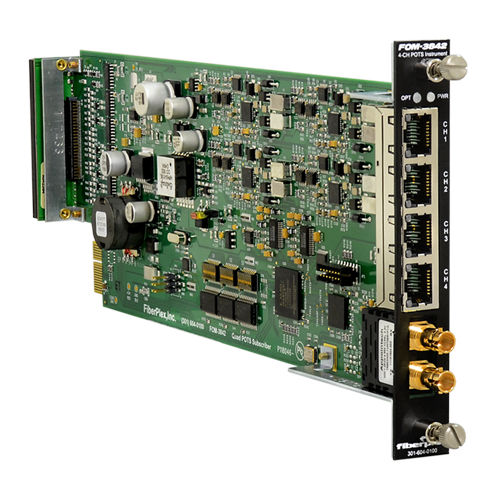板多路转换器 - FOM-3841  - FiberPlex Technologies, LLC - 多通路 / 光纤 / 模拟