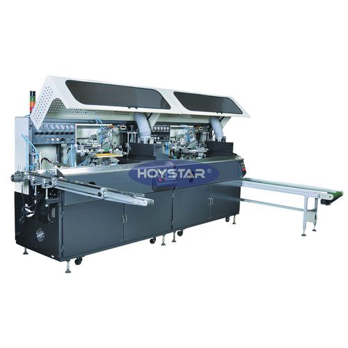 自动丝印机 - GW-2A-UV - Dongguan Hoystar Printing Machinery Co.,Ltd - 全自动 / 双色 / 玻璃瓶