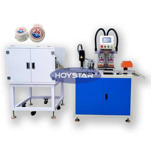 双色移印机 - GW-P2-C - Dongguan Hoystar Printing Machinery Co.,Ltd - 封闭式墨盒 / 自动 / 用于瓶塞