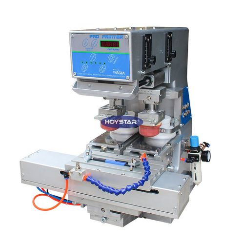 封闭式墨盒移印机 - GW-MINI2S-CP - Dongguan Hoystar Printing Machinery Co.,Ltd - 双色 / 台式 / 往返工作台