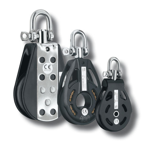 旋转举重滑轮 - EN13157, 4kN - 22.5kN - Harken Industrial - 用于电缆 / 带有吊耳