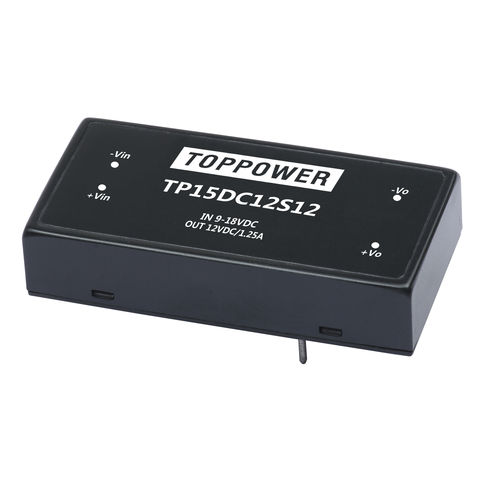 DC/DC变流器 / 输入电压范围2:1 - TP15DC series - Guangzhou Top Power Electronics Technology Co.,Ltd - DIP