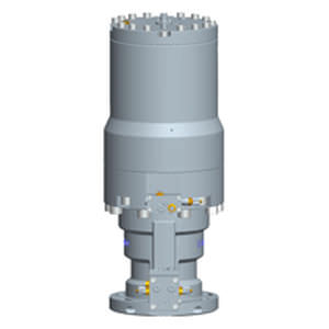 气动阀门执行器 - BRCF 4000 HT series - Damcos - 直角回转 / 紧凑型 / 回动弹簧式