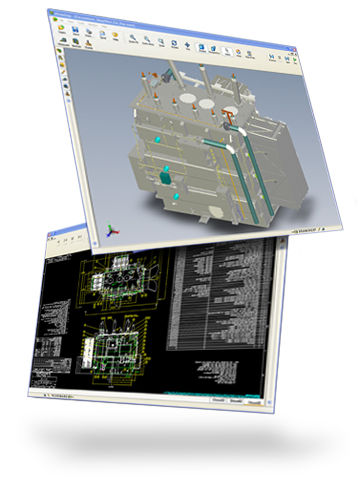 CAD软件 - eDrawings - SPX Transformer Solutions - 2D / 3D