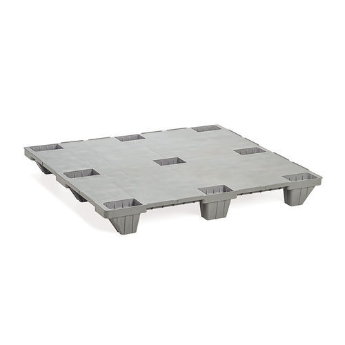 再生塑料货盘 - BASIC 1210-C9 - NAECO PACKAGING - Euro / 存储 / 运输