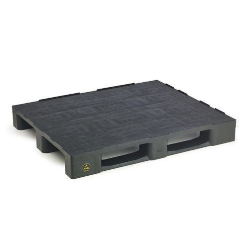 塑料货盘 - FLAT ESD 1210-C3 - NAECO PACKAGING - 再生塑料 / 工业 / 运输