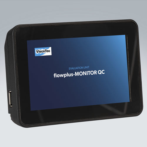 电阻式触摸屏估算单元 - flowplus-MONITOR QC - ViscoTec Pumpen- u. Dosiertechnik GmbH - 用于定量