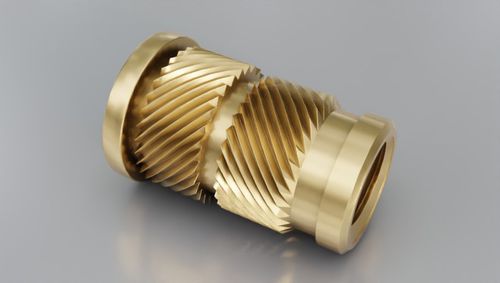 螺纹嵌件 - TR00031147-000 - TR Fastenings - 黄铜 / 圆形 / 用于塑料