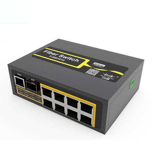 PoE以太网交换机 - F-SW1010 - Xiamen Four-Faith Communication Technology Co.,Ltd - 非管理型 / 8端口 / 光纤