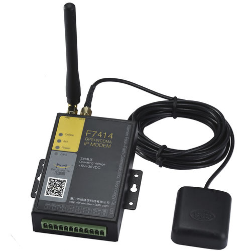 蜂窝状调制解调器 - F7414 - Xiamen Four-Faith Communication Technology Co.,Ltd - 3G 网络 / HSUPA / GPS