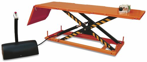 剪刀式汽车升降平台 - TE500 - i-lift Equipment Ltd. - 500kg / 电动 / 用于摩托车