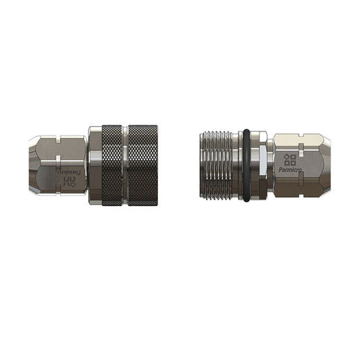 快速接头 - HQS-TF - Ningbo Parmicro Fluid Technology CO.,LTD - 液压 / 螺纹 / 黄铜
