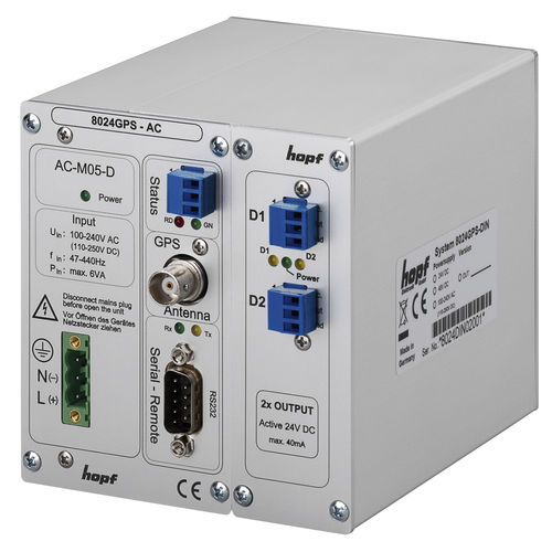 DIN导轨网络时间服务器 - 8024GPS - hopf Elektronik GmbH - NTP时间同步 / GPS / IRIGB