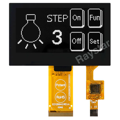 电容触摸屏式显示模块 - REX012864G-CTP - Raystar Optronics, Inc. - OLED / 彩色 / 图像