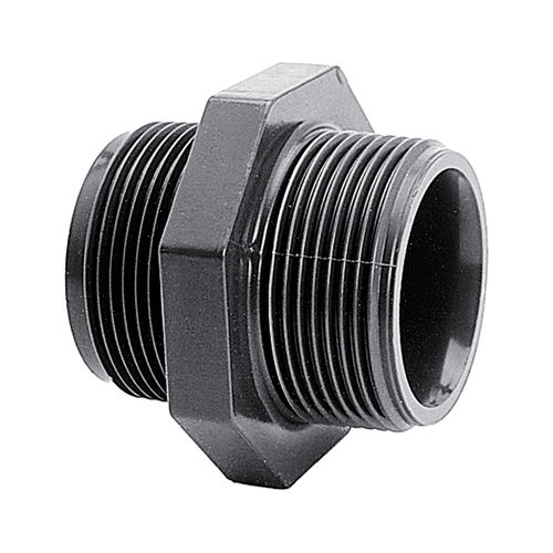PVC-U短接管 - IBG® - Praher Plastics Austria GmbH - 螺纹 / 六角形 / 直线型